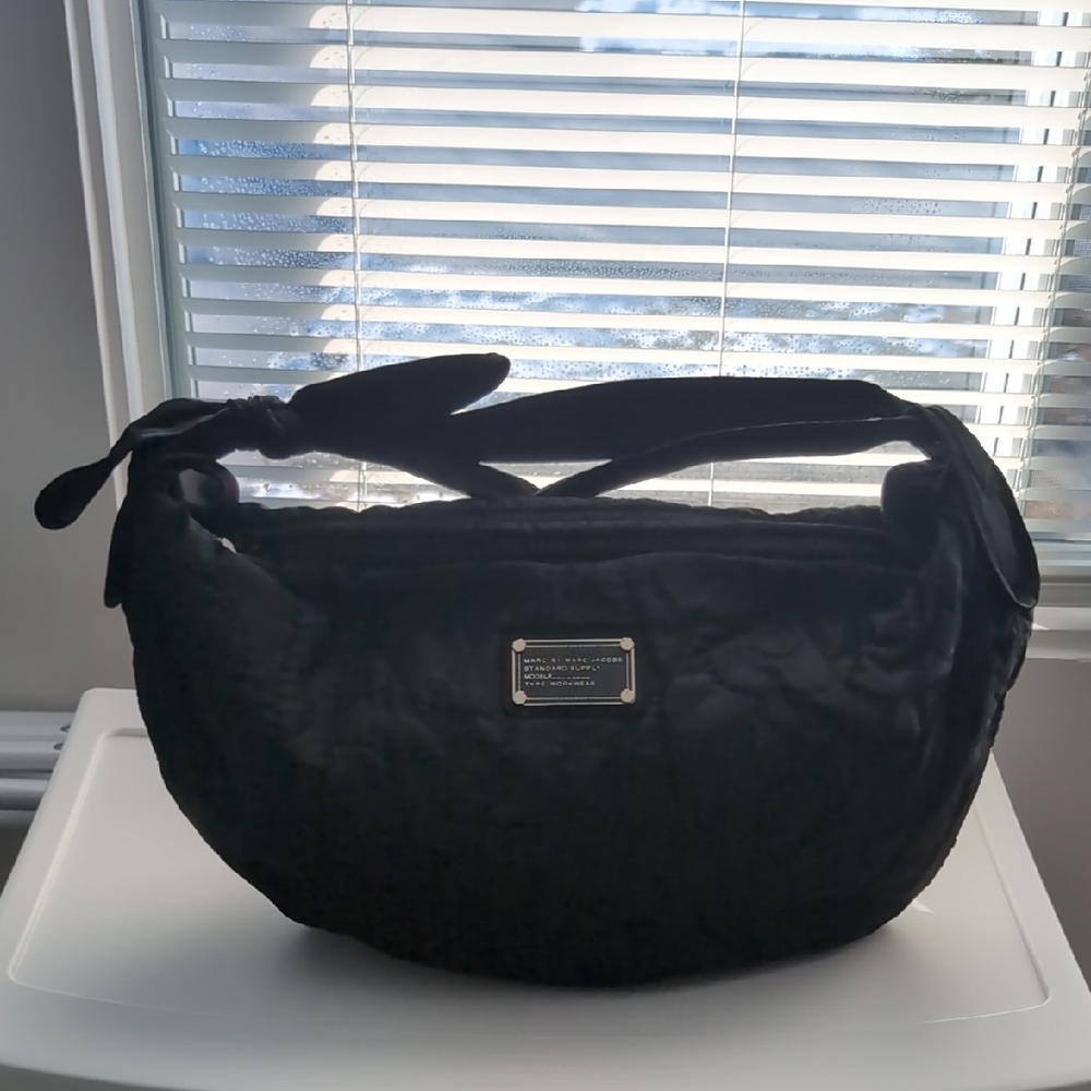 Marc By Marc Jacobs Black Quilted Hobo Bag